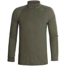 RedRam by Icebreaker Merino Wool Base Layer Top - Zip Neck, Long Sleeve (For Men) in Camo - Closeouts