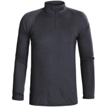 RedRam by Icebreaker Merino Wool Base Layer Top - Zip Neck, Long Sleeve (For Men) in Navy - Closeouts
