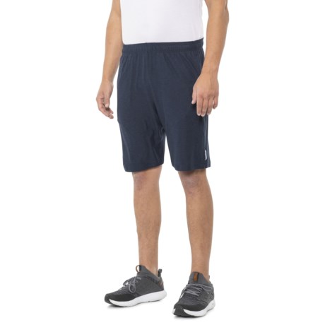 Jockey Reflective Peached Jersey Shorts (For Men) - DARK NAVY HEATHER (XL )