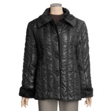 Regent Park Quilted Cire Jacket (For Women) in Black - Closeouts
