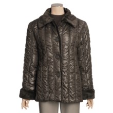 Regent Park Quilted Cire Jacket (For Women) in Taupe - Closeouts