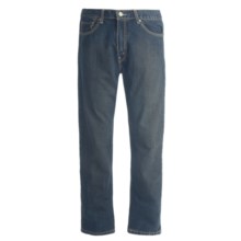 Regular Fit Denim Jeans - 5-Pocket (For Men) in Dirty Dark Denim - 2nds