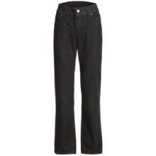 Relaxed Fit Jeans with Tummy Control - Straight Leg (For Women) in Black - 2nds