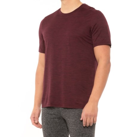 RBX Relaxed Fit T-Shirts - 2-Pack, Short Sleeve (For Men) - WINE/GREY (L )
