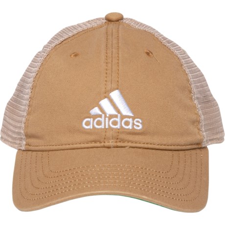 Adidas Relaxed Mesh Snap-Back Baseball Cap (For Men) - CARDBOARD BROWN/WHITE/KHAKI (O/S )
