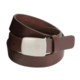 Remo Tulliani Leather Belt - Nickel Plaque Buckle (For Men)