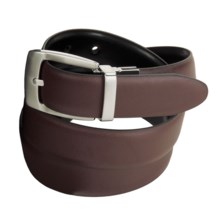 Remo Tulliani Reversible Leather Belt with Nickel Swivel Buckle (For Men) in Black/Brown - Closeouts