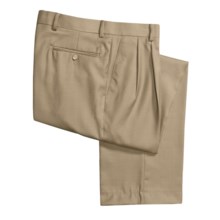Rendezvous by Ballin Washable Wool-Twill Pants - Double-Reverse Pleats (For Men) in Khaki - Closeouts
