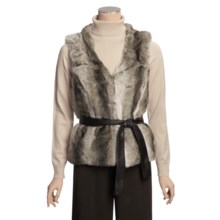 Renuar Faux-Fur Vest (For Women) in Stone - Closeouts