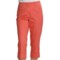 Renuar Paris Fit Capri Pants - Stretch Cotton (For Women) in Coral