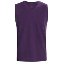 Report Collection Eklectic Muscle Shirt - V-Neck, Sleeveless (For Men) in Blackberry - Closeouts