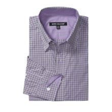 Report Collection Multi-Gingham Shirt - Long Sleeve (For Men) in Lavender - Closeouts