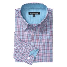 Report Collection Multi-Gingham Shirt - Long Sleeve (For Men) in Pink - Closeouts