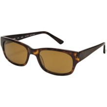 Reptile Slevin Sunglasses - Polarized in Dark Tortoise/Titanium Gold - Closeouts