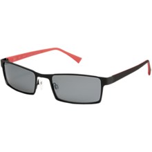 Reptile Sobek Sunglasses - Polarized in Black/Red/Black Ice - Closeouts