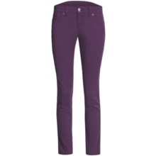 Request Jeans Cigarette Skinny Jeans - Stretch Twill, Low Rise (For Women) in Aubergine - Closeouts