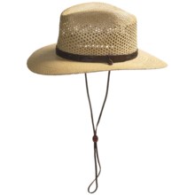 Resistol Airway Hat - UPF 50+, Panama Straw, Pinchfront (For Men) in Natural - Closeouts