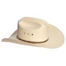 Resistol Cattleman Long Oval Cowboy Hat - Shantung Straw (For Men and Women) in Natural - Closeouts