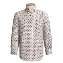 Resistol Cotton Shirt - Graphic Pattern, Long Sleeve (For Men) in White - Closeouts