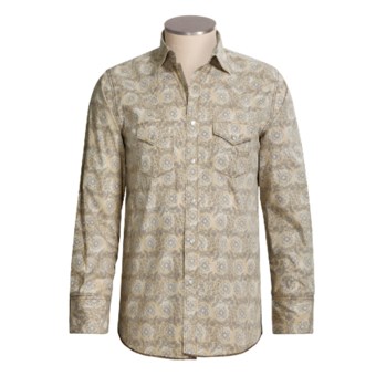 Resistol Floral Print Western Shirt - Cotton, Long Sleeve (For Men)