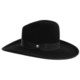 Resistol Hunter B Cowboy Hat - 3X Bison Fur Felt (For Men and Women)