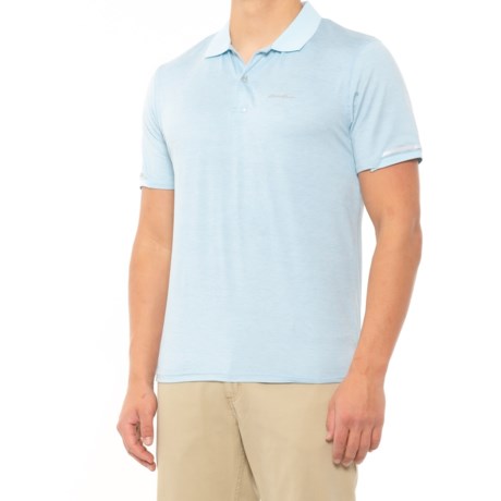 Eddie Bauer Resolution Polo Shirt - Short Sleeve (For Men) - LIGHT BLUE (L )