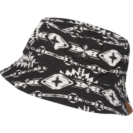 CC Reversible Bucket Hat - UPF 50+ (For Women) - BLACK ( )