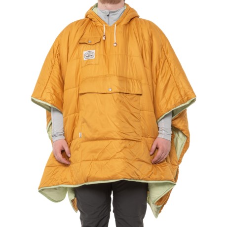 Poler Reversible Poncho - Insulated - CUCUMBER TEA (O/S )