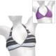 Reversible Tie Halter Bikini Swimsuit Top (For Women)
