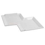 Revol Bombay Double-Square Tray - Porcelain