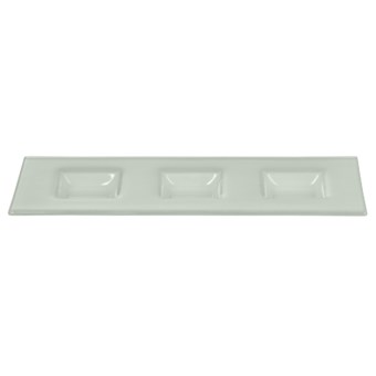 Revol Dody Basalte Glass Tray in Frosted Glass