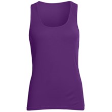 Rib-Knit Tank Top - Cotton (For Women) in Purple - 2nds