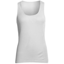 Rib-Knit Tank Top - Cotton (For Women) in White - 2nds