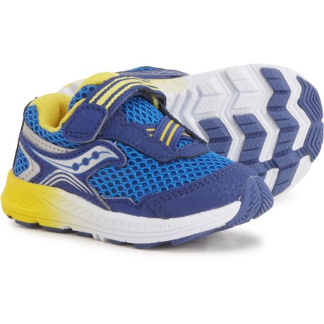 Saucony Ride 10 Jr Running Shoes (For Boys) - BLUE/YELLOW (5T )