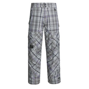 Ride Snowboards Belltown Shell Pants - Waterproof (For Men) in Rip Stop Plaid