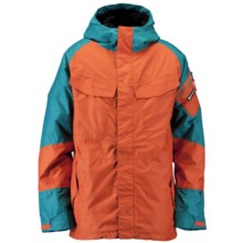 Ride Snowboards Delridge Shell Snowboard Jacket - Waterproof (For Men) in Dark Orange - Closeouts
