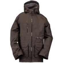 Ride Snowboards Lincoln Shell Snowboard Jacket - Waterproof (For Men) in Gunmetal Jacquard - Closeouts