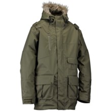 Ride Snowboards Magnificent Jacket - Waterproof, Insulated (For Men) in Battle Green Canvas - Closeouts