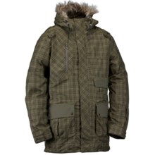 Ride Snowboards Magnificent Shell Jacket - Waterproof (For Men) in Tartan Plaid Battle Green - Closeouts
