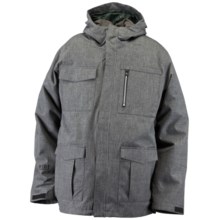 Ride Snowboards Pioneer 3-in-1 Jacket - Insulated, Flannel Lined (For Men) in Black Denim - Closeouts