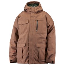 Ride Snowboards Pioneer 3-in-1 Jacket - Insulated, Flannel Lined (For Men) in Dark Orange Denim - Closeouts