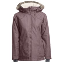 Ride Snowboards Queen Jacket - Insulated, Removable Faux-Fur Trim (For Women) in Vamp Denim - Closeouts