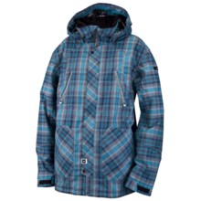 Ride Snowboards Sodo Jacket - Waterproof, Insulated (For Men) in Hank Plaid Flannel Blue - Closeouts