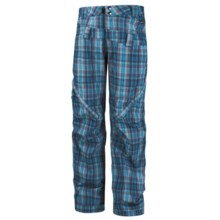 Ride Snowboards Westlake Print Shell Pants- Waterproof (For Men) in Hank Plaid Flannel Blue - Closeouts