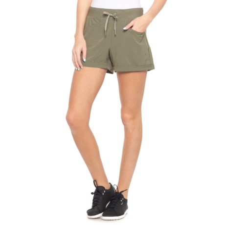 Avalanche Rio Woven Shorts - UPF 50+, 4? (For Women) - DUSTY OLIVE (XL )