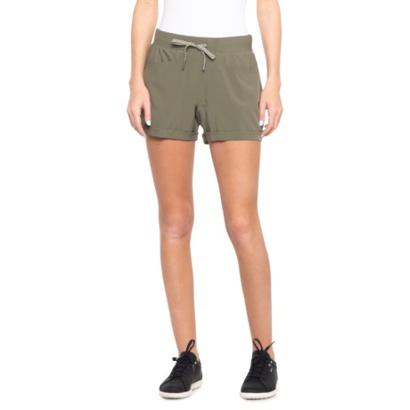 Avalanche Rio Woven Shorts - UPF 50+, 4? (For Women) - DUSTY OLIVE (L )
