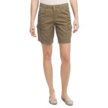 Ripstop Cargo Shorts (For Women) in Olive - 2nds