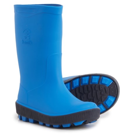 Kamik Riptide Rain Boots - Waterproof (For Boys) - BLUE (11T )