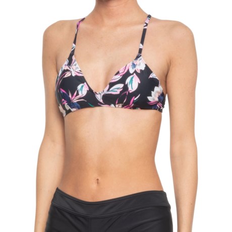 SISSTR Riva Bralette Bikini Top (For Women) - BLACK (M )
