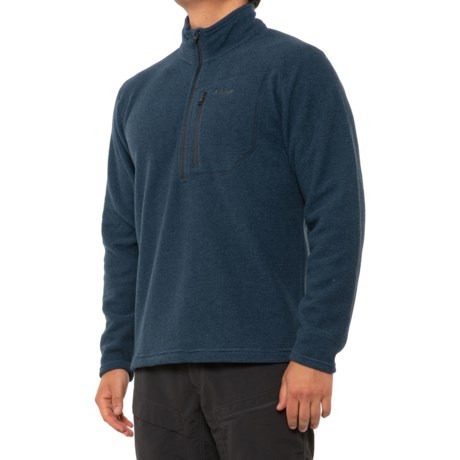 Simms Rivershed Fleece Sweater - Zip Neck (For Men) - DARK MOON (XL )